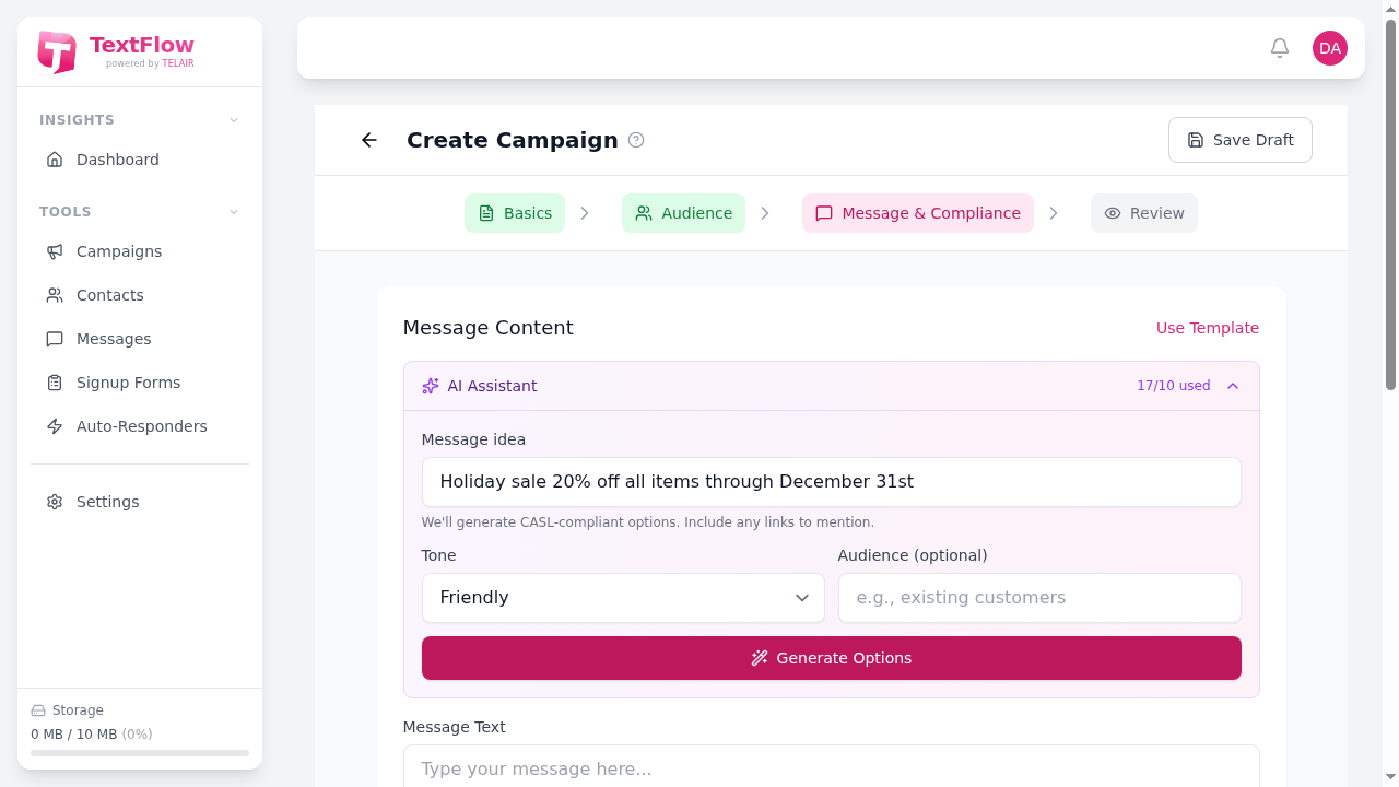 AI Generated Options